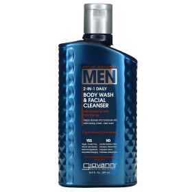 GIO 2N1 MEN BDY/FCE WSH ( 12 X 16.9 OZ   )