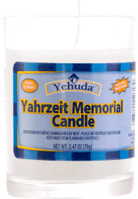 YEHUDA MEMORIAL CANDLE ( 24 X 1 EACH )